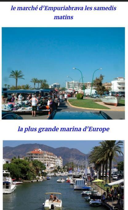 Le Canola Empuriabrava Port - 45M2 - Vue Piscine - Plage Centrale 500M- Parking Prive Gratuit ภายนอก รูปภาพ